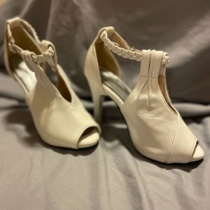 4 Inch Open Toed Heels.